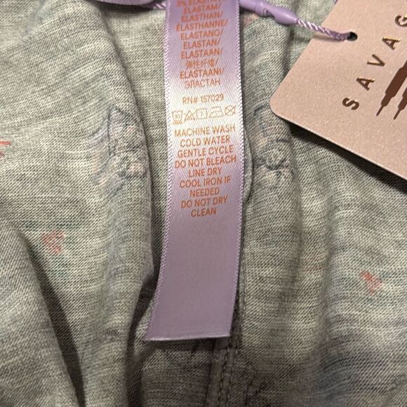 Savage X ‘Tis The Savage Holiday Grey Tie Hot Short Undies Women’s Medium - Picture 6 of 7